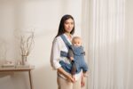 BabyBjörn Harmony Woven Mélange kandekott, sinine - Pilt 4