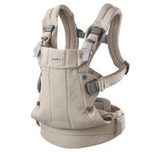 BabyBjörn Harmony kootud melange beebikandekott, helebeež