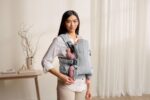BabyBjörn Harmony Woven Mélange kandekott, helehall - Pilt 2