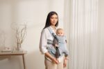 BabyBjörn Harmony Woven Mélange kandekott, helehall - Pilt 4