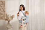 BabyBjörn Harmony Woven Mélange kandekott, helehall - Pilt 5