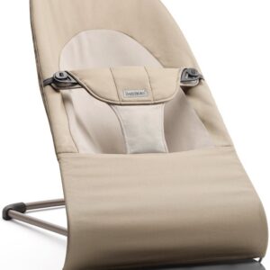 BabyBjörn Bouncer Balance Soft Woven Mélange hüppelaud, khaki/beež