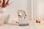 BabyBjörn Bouncer Balance Soft Woven Mélange hüppelaud, khaki/beež - Pilt 3