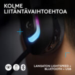 Logitech G522 LIGHTSPEED mängukõrvaklapid, must - Pilt 5