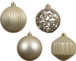 Decoris shatterproof kuusenkoristesetti, 8 cm, Pearl, 16 kpl - Pilt 2