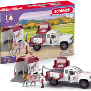 Schleich Horse Club 42704 Mobiilne veterinaararst haagisega