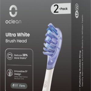 Oclean Ultra White harjapead, 2 tk, valged