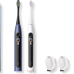 Oclean X Lite S Duo komplekt elektrilised hambaharjad kahele, sinine ja hall