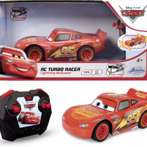 Dickie Toys Lightning McQueen Turbo Racer, puldiga juhitav auto