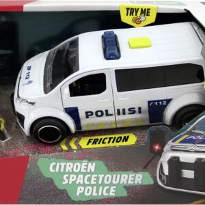 Dickie Toys Citroën Space Tourer poliisiauto ja tutka
