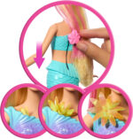 Barbie Blooming Mermaid muotinukke, lila - Pilt 3