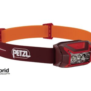 Petzl ACTIK CORE otsalamppu, 600 lm, tummanpunainen