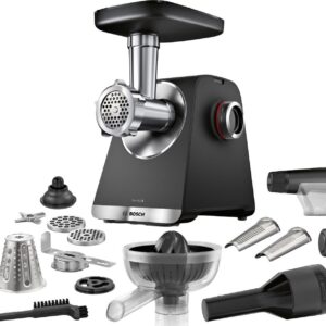 Bosch Serie 6 MultiPower MFWS682B hakklihamasin, 2100 W, must