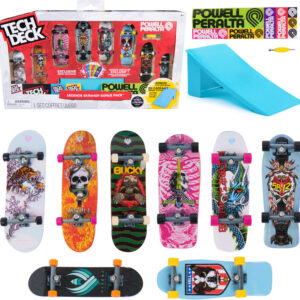 Tech Deck Retro Neon, sõrmetoidu komplekt, 8 tk