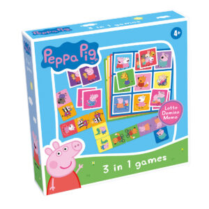 Tactic Peppa Pig 3-in-1, Memo, Lotto, Domino