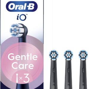 Oral-B iO Gentle Care mustad vahetusharjad, 3 tk, must