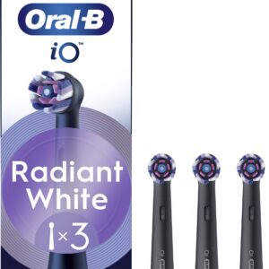 Oral-B iO Radiant White mustad vahetusharjad, 3 tk, mustad
