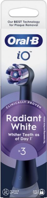 Oral-B iO Radiant White mustad vahetusharjad, 3 tk, mustad - Pilt 2
