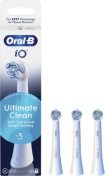 Oral-B iO Ultimate Clean vaihtoharjat, 3 kpl, valkoinen
