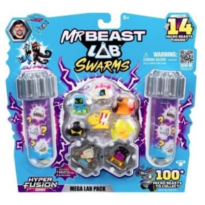 MrBeast Lab Swarms Fusion, 14 figuuri, assortiment