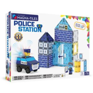 MAGNA-TILES® politseijaoskonna magnetiline ehituskomplekt, 35 osa