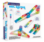 MAGNA-TILES® Rail Racer Small magneettikuularata, 33 osaa - Pilt 4