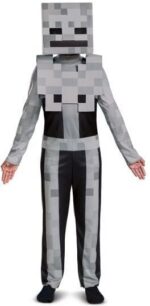 Minecrafti skeleti klassikaline kostüüm, 7-8 aastat, 127-136 cm