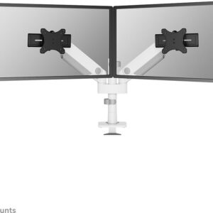 Neomounts DS65S-950WH2 NEXT One SL monitorivars kahele 24-34" ekraanidele, valge