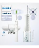 Philips Sonicare 9000 Diamond Clean elektriline hambahari + 3000 Power hambavahepesuri veejoa, valge HX3886/41 - Pilt 4