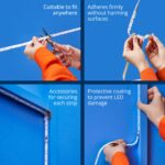 WiZ RGBIC LED strip-valonauha, 20 m - Pilt 5