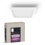 Philips Hue Surimu täisvärviline laevalgusti 25 W, 2000-6500K, 1760 lm, ruudukujuline, valge S - Pilt 3
