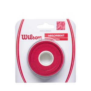 Wilson Absorbx Overgrip Grip, 3 tk pakis, punane