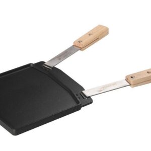 Mustang kaksipuoleinen valurautaparila, 25 x 25 cm