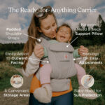 Ergobaby Omni Deluxe linane kandekott, naturaalne linane - Pilt 3
