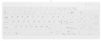 Contour Active Key QuickClean meditsiiniline klaviatuur PN C7012 klaviatuur, valge
