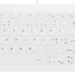 Contour Active Key QuickClean meditsiiniline klaviatuur PN C7012 klaviatuur, valge