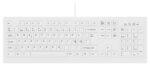 Contour Active Key ClassicClean Medical Keyboard IP68 PN C8100 näppäimistö, valkoinen