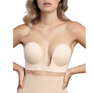 BRA WITHOUT HANDLES SHAPE U BEIGE CUP C
