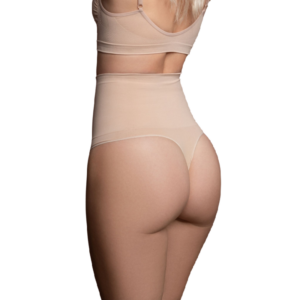 THONG STYLE SEAMLESS GIRDLE BEIGE SIZE M