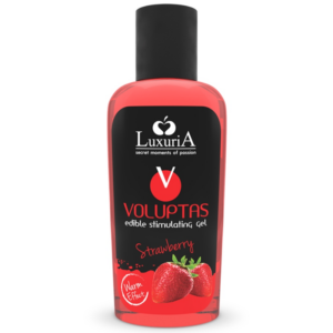 VOLUPTAS EDIBLE MASSAGE GEL WARMING EFFECT STRAWBERRY 100 ML