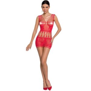 WOMAN BS090 RED BODYSTOCKING ONE SIZE