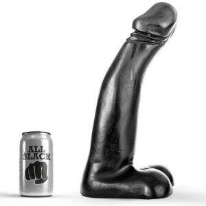 REALISTIC BLACK FISTING DILDO 29 CM