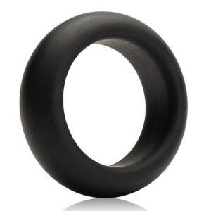 MAXIMUM STRETCH SILICONE COCK RING BLACK
