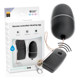 REMOTE CONTROLLED VIBRATING EGG BLACK