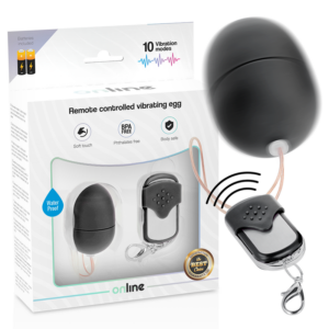 REMOTE CONTROL VIBRATING EGG S BLACK