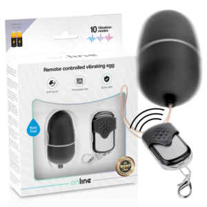 REMOTE CONTROL VIBRATING EGG M BLACK