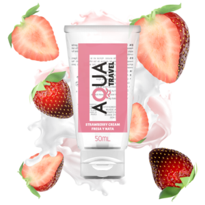 STRAWBERRY CREAM FLAVOUR WATERBASED LUBRICANT 50 ML