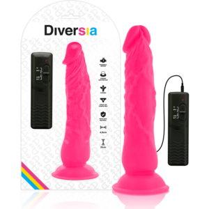 FLEXIBLE VIBRATING DILDO PINK 21 CM -O- 4.9 CM