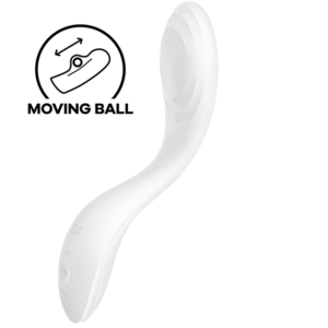RRROLLING PLEASURE GSPOT VIBRATOR WHITE