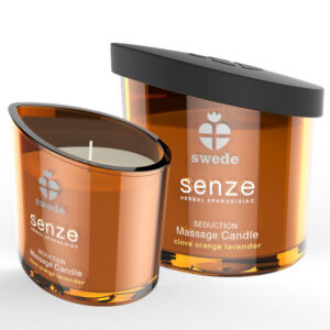 SENZE SEDUCTION MASSAGE CANDLE CLOVE, ORANGE, LAVENDER